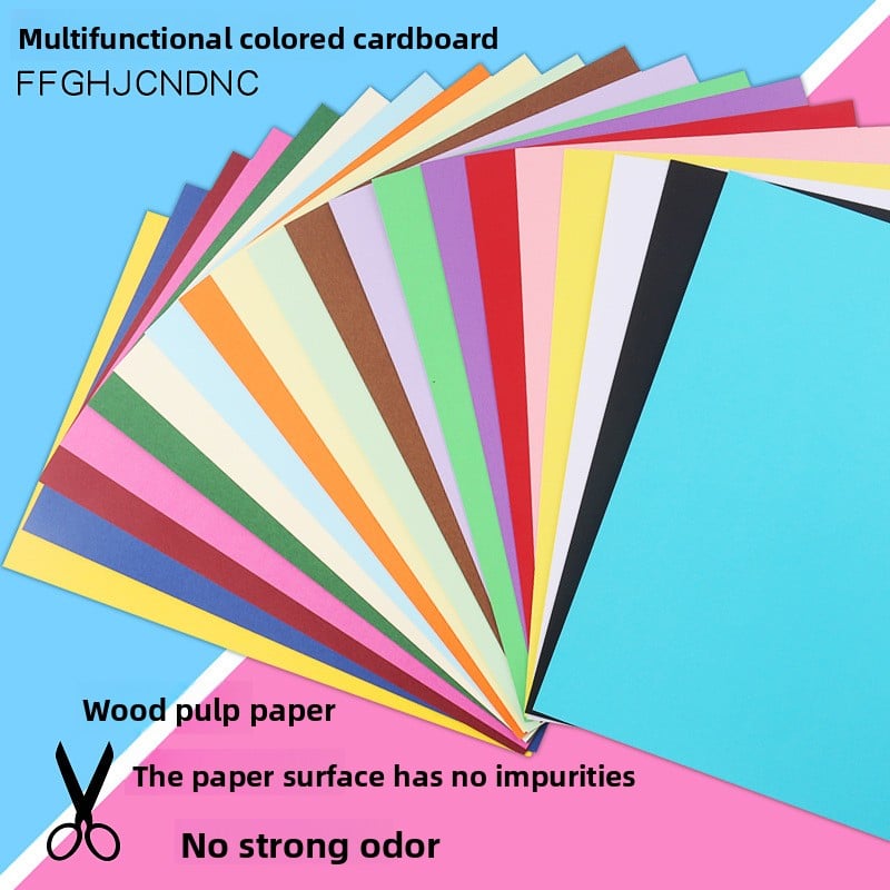 Handmade colored cardstock