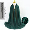 Elegant Pearl Chiffon Scarf for Women