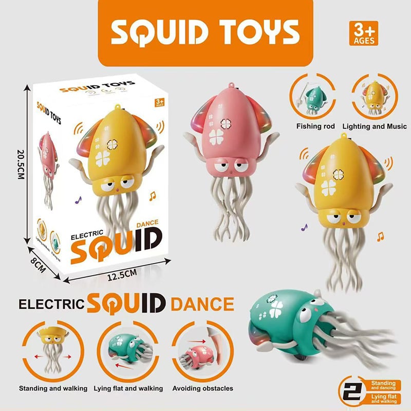 Electrically sensing magic dancing octopus