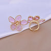 Crystal flower ring