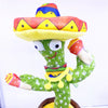 Dancing cactus sand sculpture, twisting electric plush toy, learning to speak, sing and glow