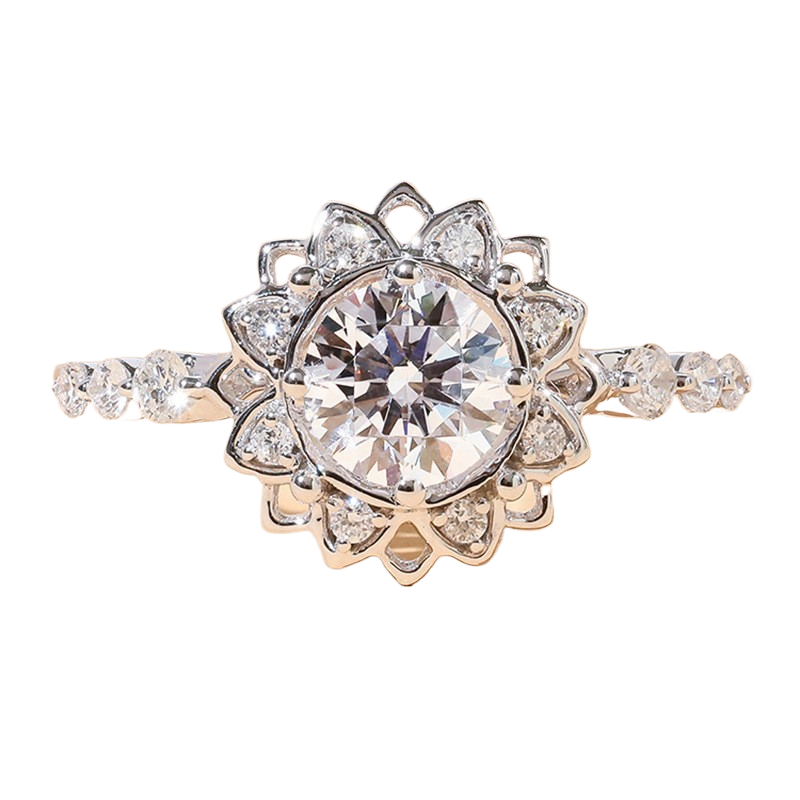 Semi-morganite ring