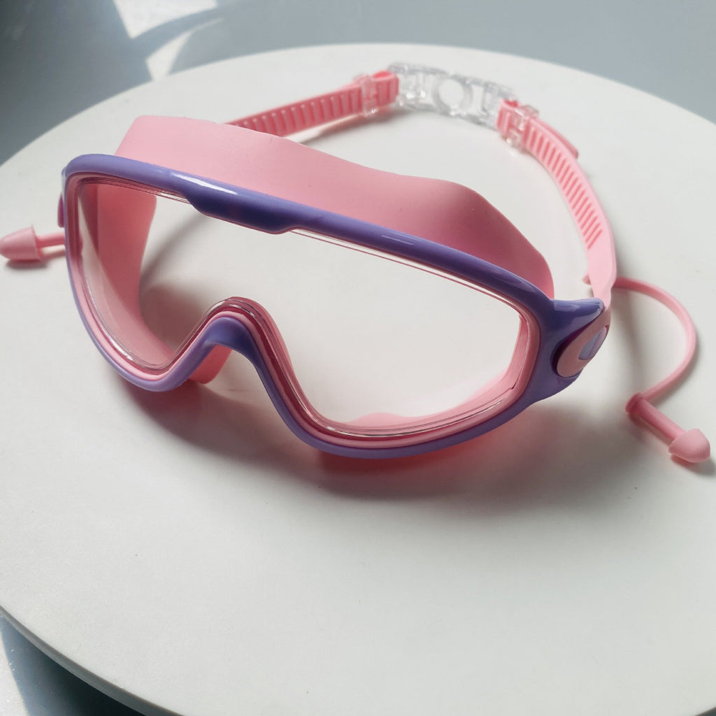 Electroplated waterproof, anti-fog, high-definition wide-field swimming goggles for both men and women