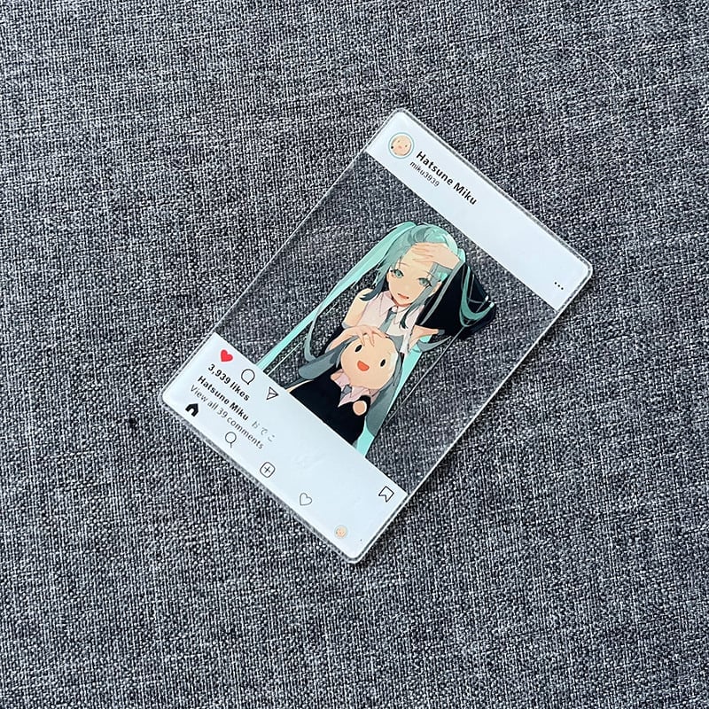 Game and anime star Transparent card