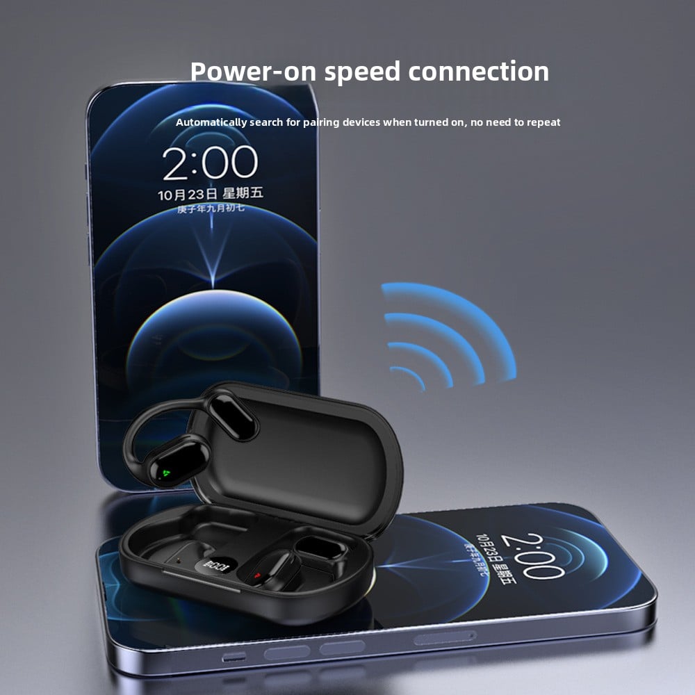 Bluetooth headphones do not conduct air through the ear