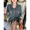 American Stitching Denim Women's Retro Loose Short Design Jacket