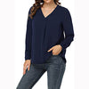 Women's Clothing Casual V-neck Temperament Top