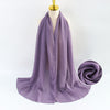 Elegant Pearl Chiffon Scarf for Women