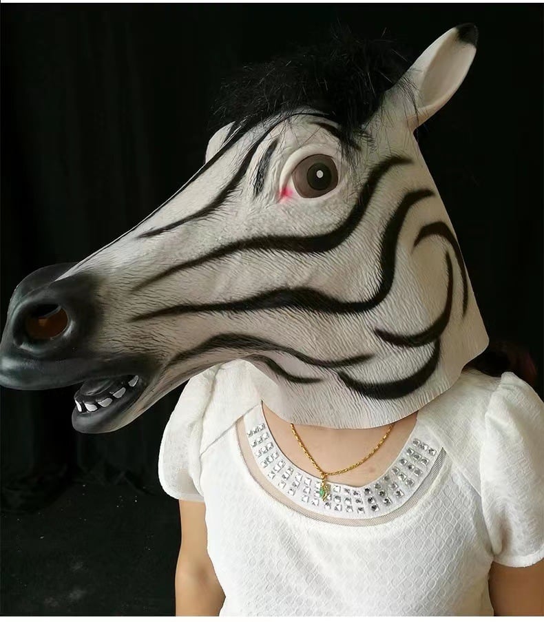 Latex animal mask