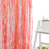Candy-colored rain curtain party decoration