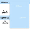 Handmade colored cardstock