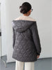 Aveloria Affinna Casual Quilted Loose Hooded Padded Padded Coat Clothes Winter