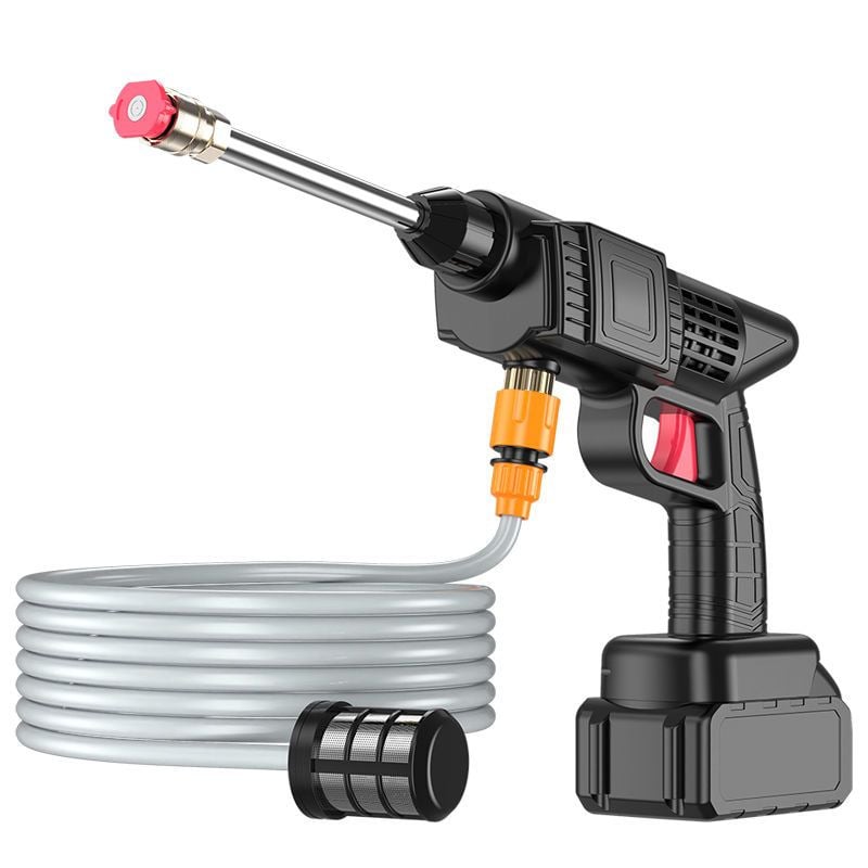 Rechargeable High Pressure Water Gun for Car Washing, Portable and Powerful