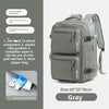 Simple backpacks for men and women, large-capacity business computer bags, multi-functional travel luggage and schoolbags
