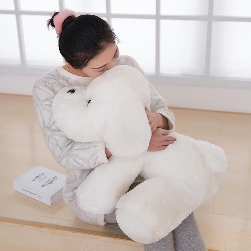 White small lapdog plush toy