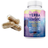 Yerba mate tea capsule bottle
