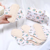Washable Reusable Cotton Cloth Sanitary Napkins 5-Piece Set