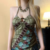 Irregular Short Sling Summer Top For Women
