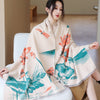 National Style Elegant Cashmere Scarf Double-sided Dual-use Jacquard Shawl