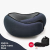 A U-shaped neck guard pillow that can be stored