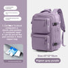 Simple backpacks for men and women, large-capacity business computer bags, multi-functional travel luggage and schoolbags