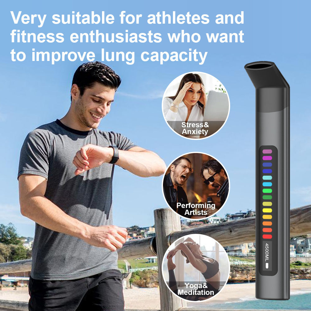 Portable breathing trainer, home fitness, aerobic exercise, yoga, mountain climbing, hiking, running exercise