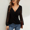 Women's Fashion Loose Cross T-shirt Women's Top