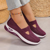 Large-size casual comfortable women's leather shoes