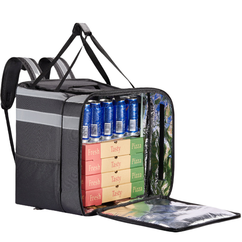 Double-shoulder layered insulated refrigerated box