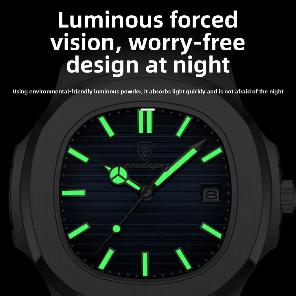 Waterproof ultra-thin men's watch