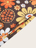 Plus Size Women's Allover Printed Pattern Camisole Casual Street Jumpsuit Pants