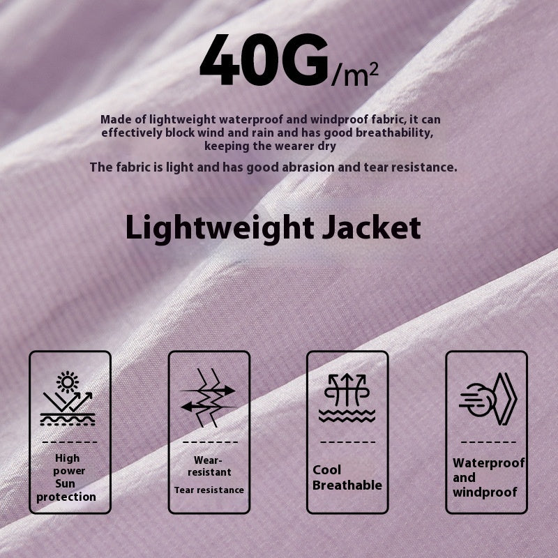Summer Mountain Stand Collar Sports Jacket Women's Outdoor Breathable Lightweight Cardigan