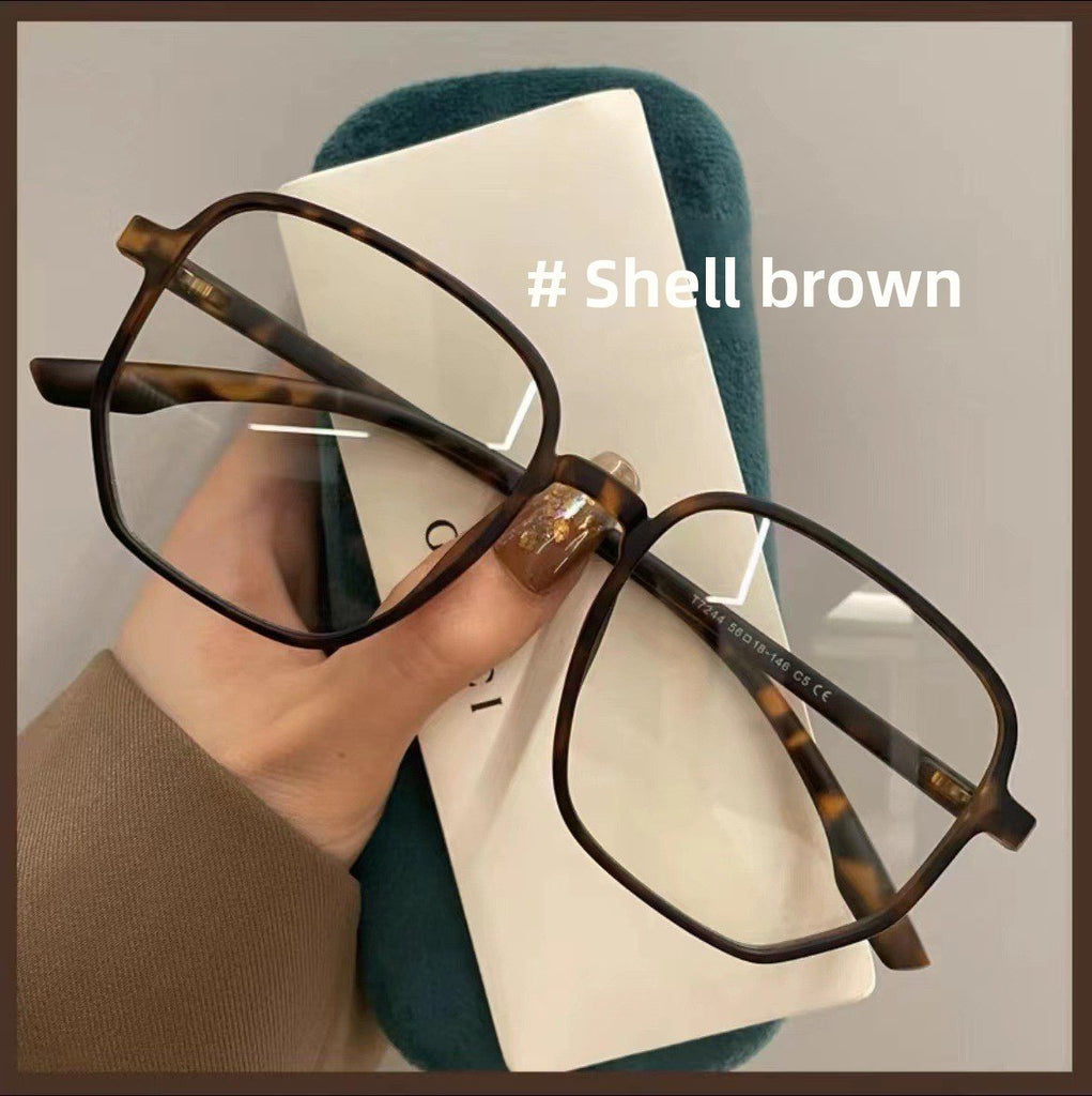 Polygonal myopia glasses frame
