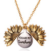 Engraved pendant necklace