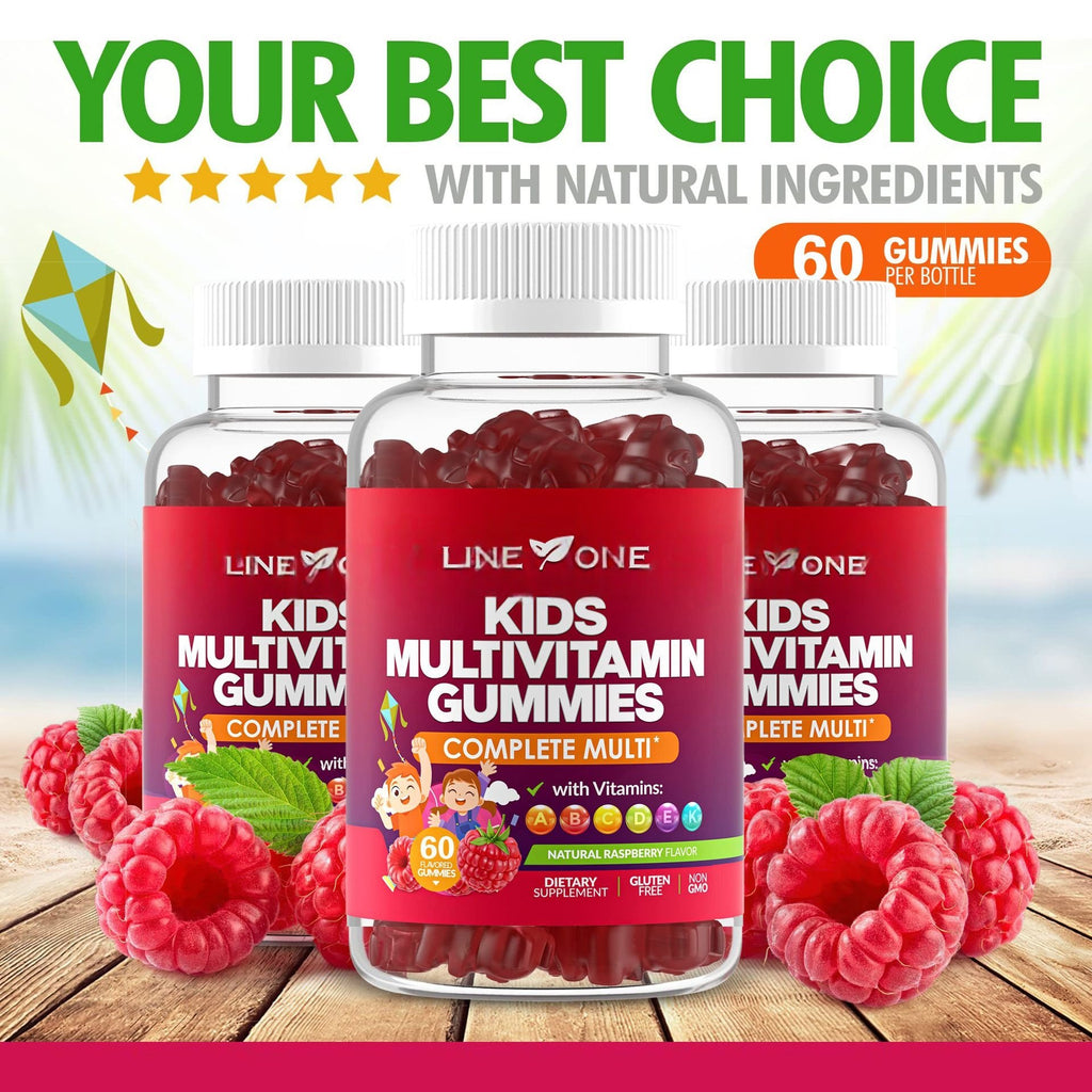 Sugar Free Raspberry Kids Multivitamin Gummies