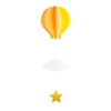 Wedding holiday birthday party decoration supplies three-dimensional hanging ornaments love hot air balloon cloud window pendant