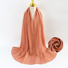 Elegant Pearl Chiffon Scarf for Women
