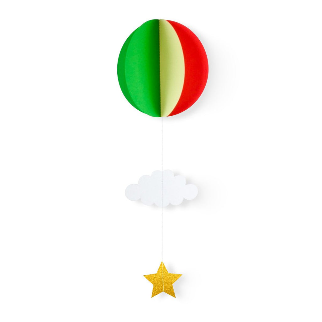 Wedding holiday birthday party decoration supplies three-dimensional hanging ornaments love hot air balloon cloud window pendant