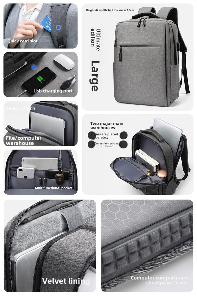 Backpack, a large-capacity business travel bag
