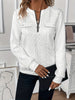 Short Women's Clothing With Zipper Sweater Long Sleeve