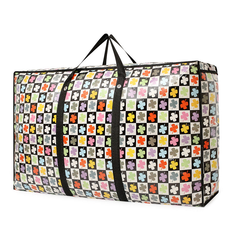 Thick non-woven fabric storage bags for moving luggage