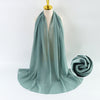 Elegant Pearl Chiffon Scarf for Women