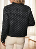 Clasi Elegant Diamond-Quilted Plus Size Women's Winter Short Padded Coat