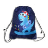 Waterproof double-shoulder drawstring bag