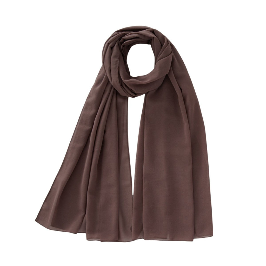 Monochrome Pearl Chiffon Bubble Scarf