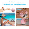 Detachable ball bearing silicone face cream applicator