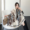 National Style Elegant Cashmere Scarf Double-sided Dual-use Jacquard Shawl