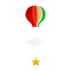 Wedding holiday birthday party decoration supplies three-dimensional hanging ornaments love hot air balloon cloud window pendant