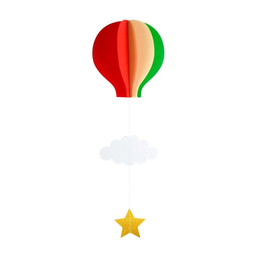 Wedding holiday birthday party decoration supplies three-dimensional hanging ornaments love hot air balloon cloud window pendant