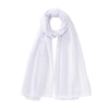 Monochrome Pearl Chiffon Bubble Scarf